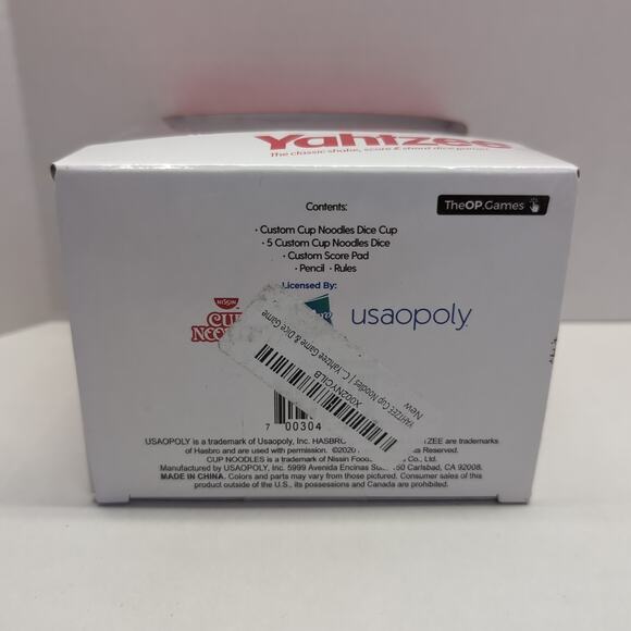 Yahtzee Cup of Noodles Dice Game Family Fun - Picture 6 of 15